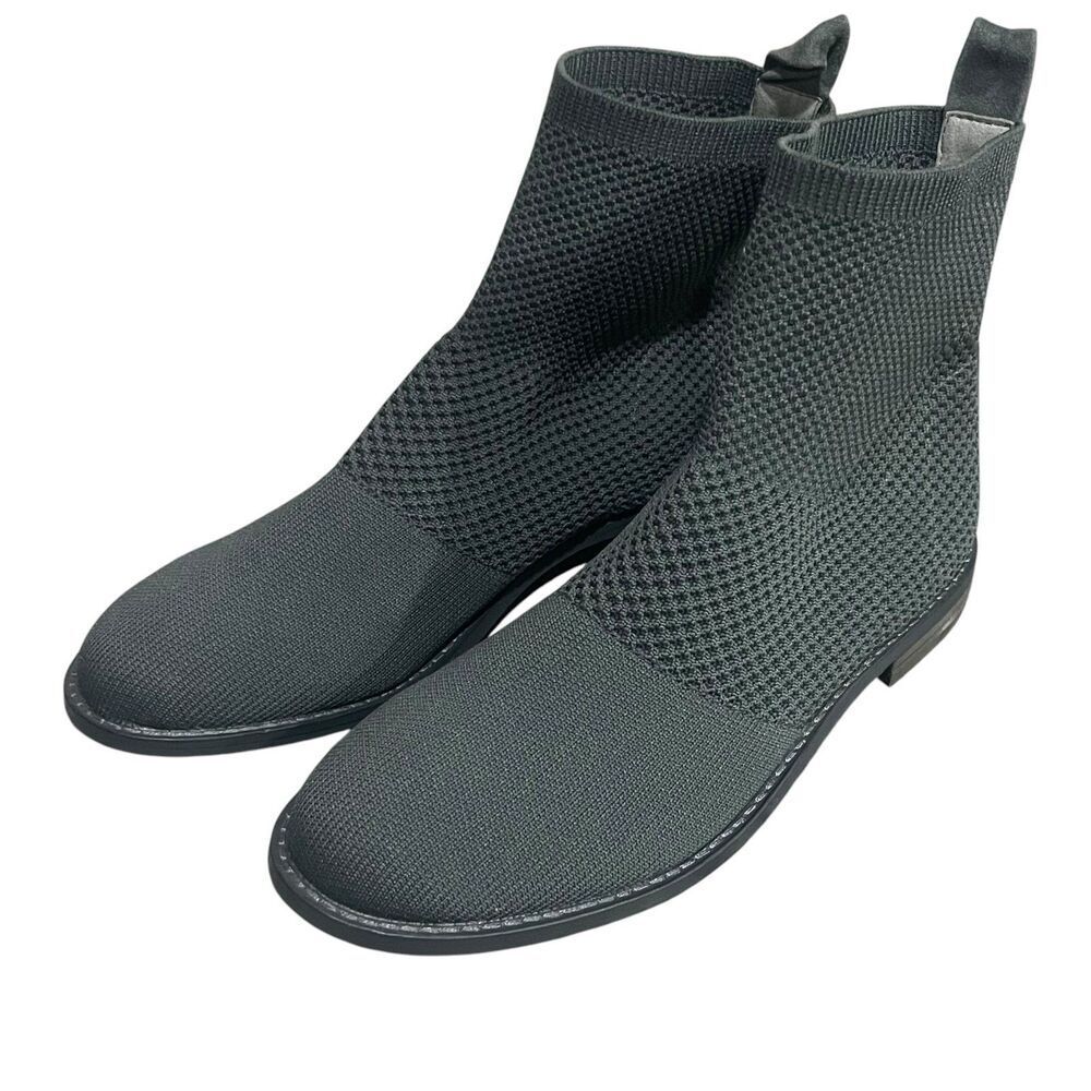 Eileen Fisher Jude Recycled Stretch Knit Bootie Grey